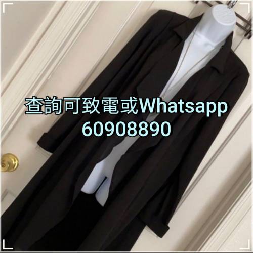 美國  party  long Jacket coat  黑色長外套