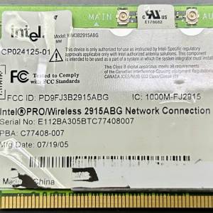 Intel® PRO/Wireless 2915ABG Network Connection