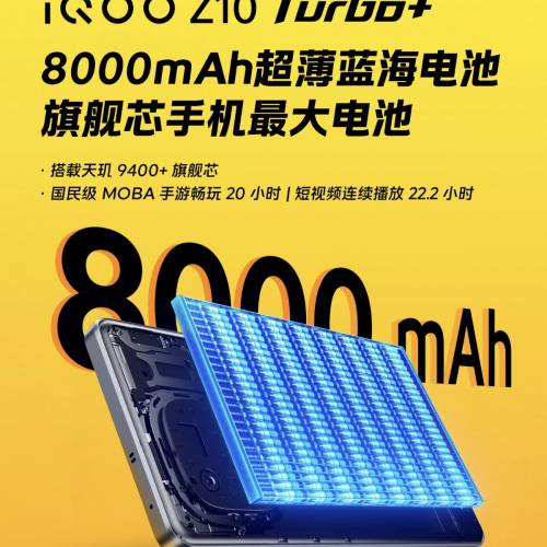【國恒商城】▋▋Vivo iQOO Z10 Turbo+ 512G 256G ▋▋8000大電 天璣9400+ 電競芯片...