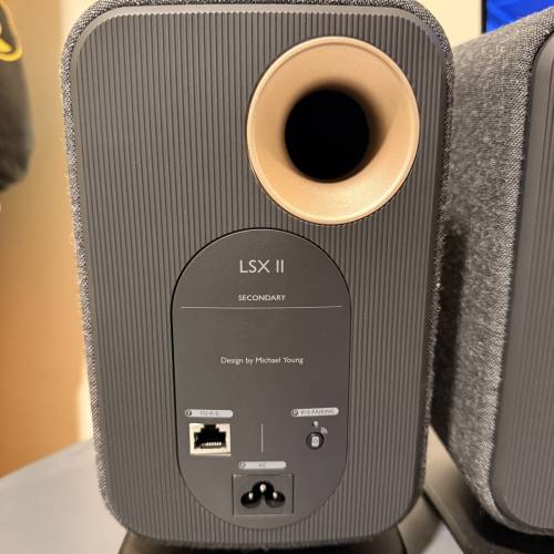 KEF LSXII with P1 Desk Pad