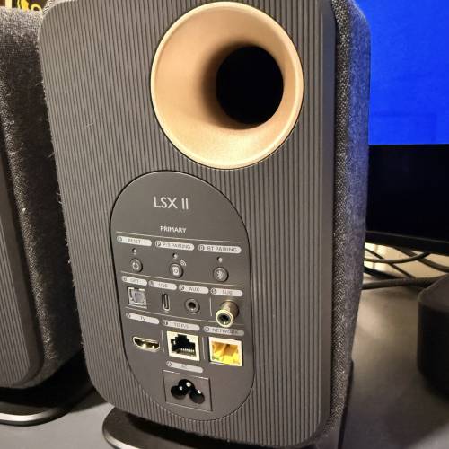 KEF LSXII with P1 Desk Pad