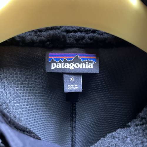 男裝 Patagonia 黑色毛褸 Size XL 99% new (樂富交收）$1500