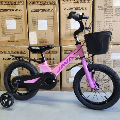 《陳列品清貨》JAVA TURBO (粉) - 14吋 鎂合金 兒童單車