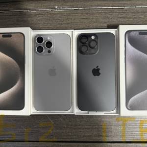 iPhone 15pro max 512gb,5680，1tb,6380,港行原色鈦金屬，完美冇花，冇修冇拆，，全...