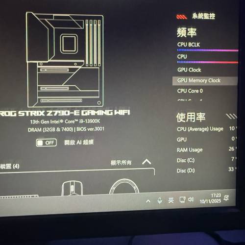 Intel i9-13900K & ASUS ROG Z790-E WIFI