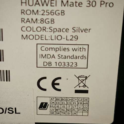 港行華為Huawei mate 30 pro 已裝鴻蒙4.2+GMS Google 8/256G 屏幕2025已換，全套有...