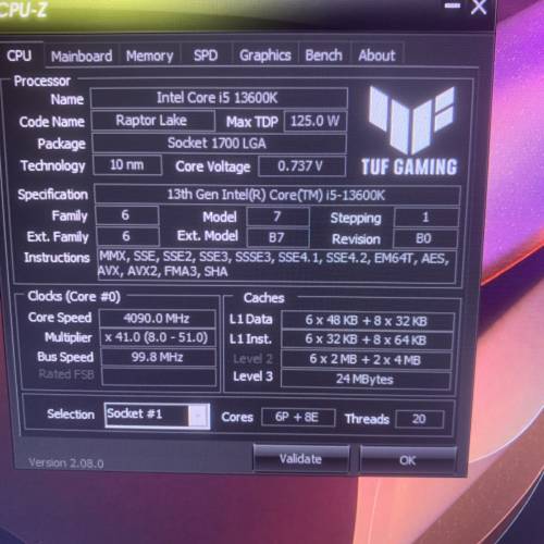 i5-13600k intel 盒裝