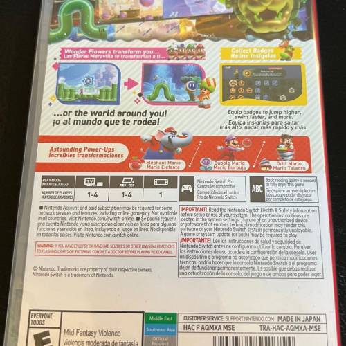 Super Mario Bros Wonder Switch