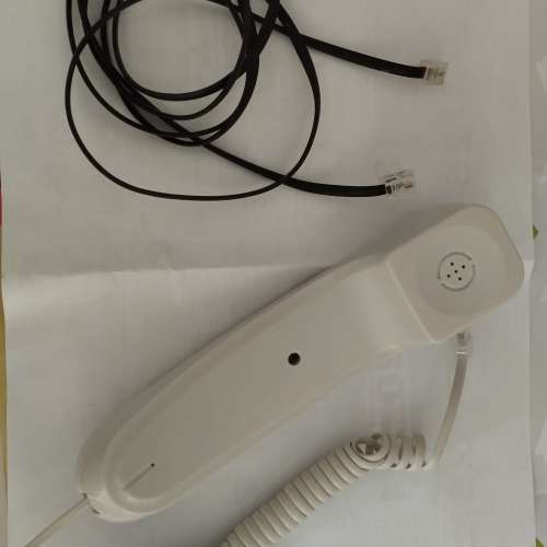 家居電話配件: 電話聽筒連聽筒線和電話線