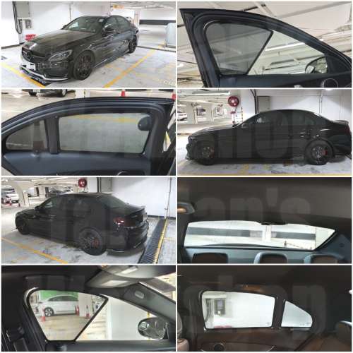 BENZ Cclass w205 全車磁石防曬窗網 c200c250c63