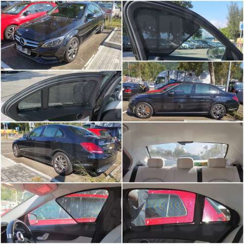 BENZ Cclass w205 全車磁石防曬窗網 c200c250c63
