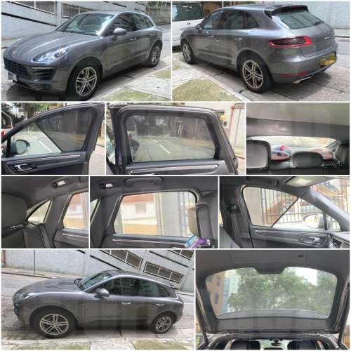 PORSCHE MACAN 全車防曬磁石窗網