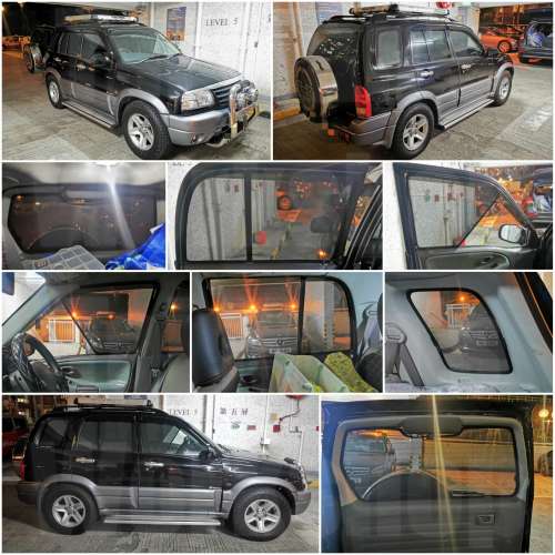 Suzuki VITARA 全車磁石防曬窗網