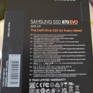 全新三星870 500G hdd