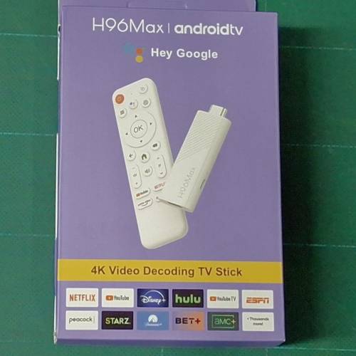 H96 Max Android TV Stick。這是一款支援 4K 視訊解碼的電視棒，能將標準電視轉換為...