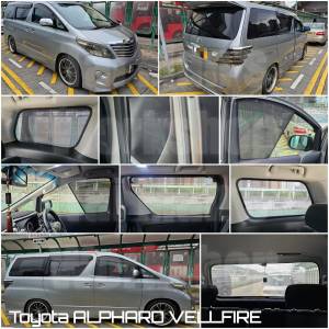 Toyota VELLFIRE ALPHARD 全車磁石防曬窗網