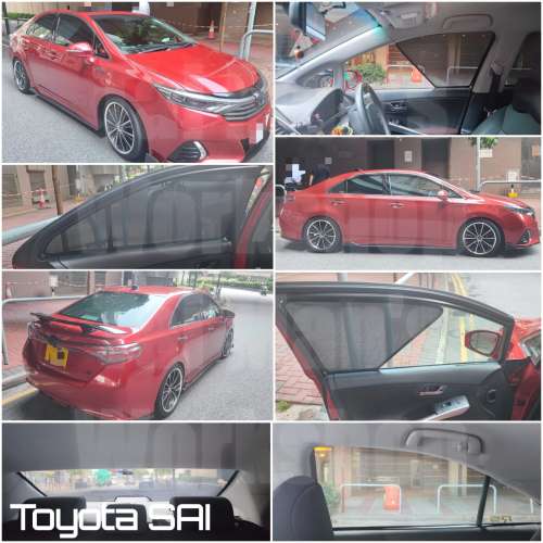 TOYOTA SAI 全車磁石防曬窗網