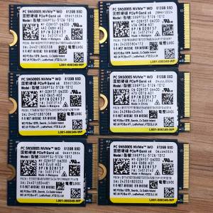 (小量) WD SN5000S 512GB SSD 2230 (GEN4) (全新DELL機拆出) (有需要可加送 2230轉...