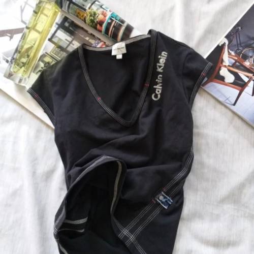 Calvin Klein  女裝修身Tee Tshirts Size:XS