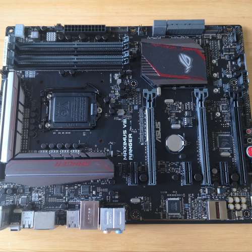 (ROG Z170) ASUS MAXIMUS VIII RANGER 主板連背板 (運作正常 Bios 已更新3802)