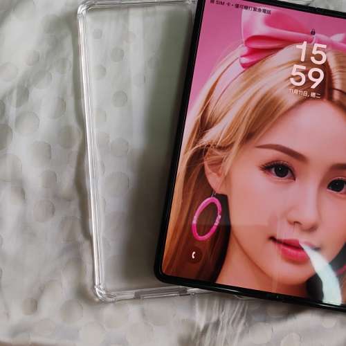 9成幾新三星galaxy Z fold3 5G 行貨12+256雙卡.淨機.連全新機殼.全身已經貼了水凝保...