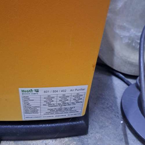 MedAir 601 空氣清新機「無需更換耗材, 只需清洗便能永久使用」