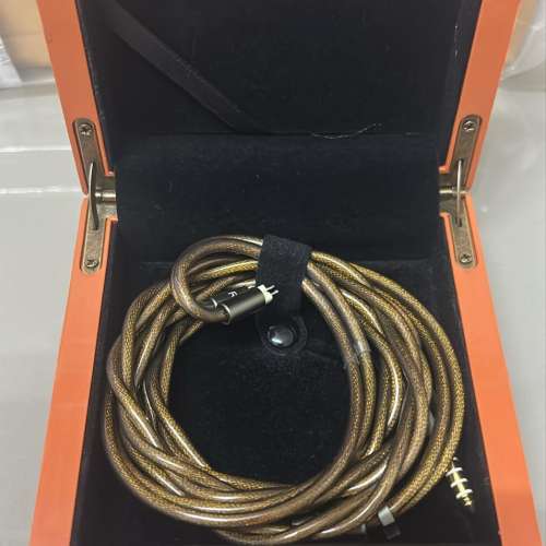 [限量2條](耳機線名:流沙Quicksand)金銀合金Gold and Silver Alloy，超高純度金銀合...