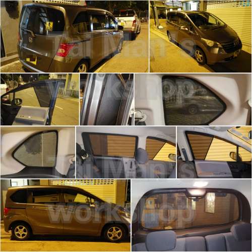 GB3 GB4 FREED 全車磁石濾光窗網太陽擋