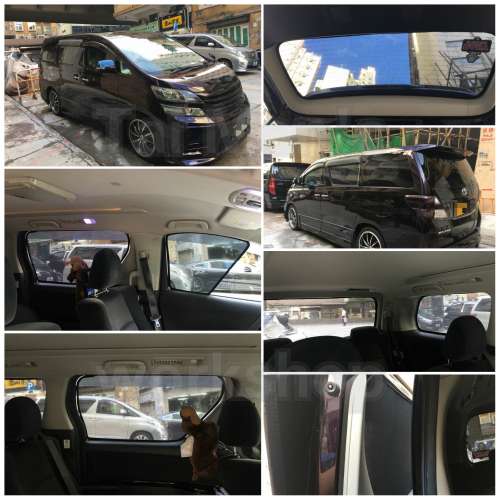 Toyota Alphard Vellfire GGH20 全車磁石濾光窗網太陽擋