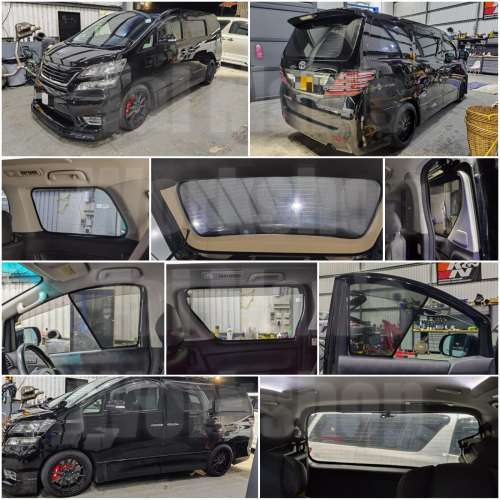 GGH Alphard Vellfire 全車磁石濾光窗網太陽擋