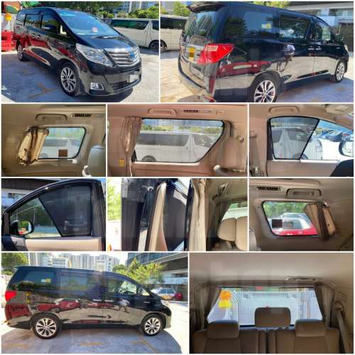GGH Alphard Vellfire 全車磁石濾光窗網太陽擋