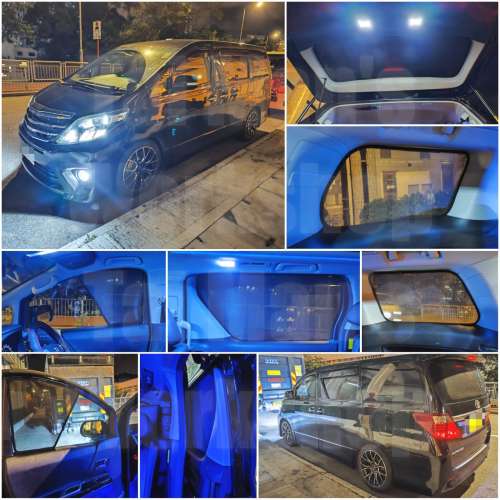 Vellfire Alphard 全車磁石窗網太陽擋