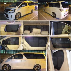 Alphard Vellfire 全車防曬磁石窗網
