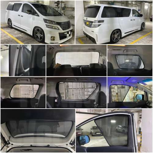 Alphard Vellfire 全車磁石窗網太陽擋