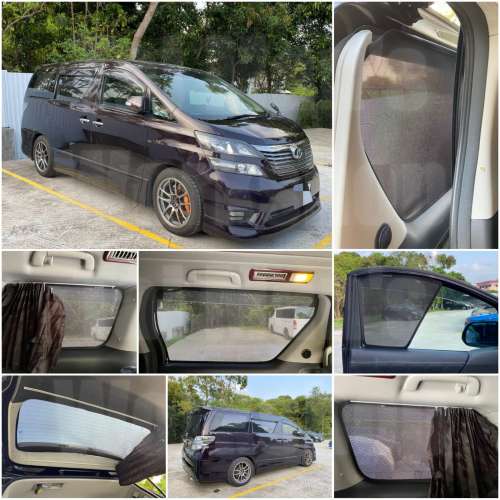 Alphard Vellfire 全車磁石窗網太陽擋