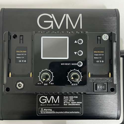 GVM 800D-RGB LED Video Light Kit