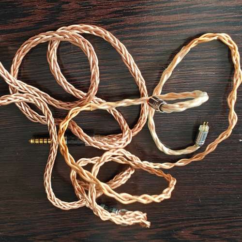 8絞單晶銅合金 耳機升級線 瘦佬