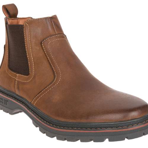 全新100%真皮啡色南美設計男裝鞋 size EU 42