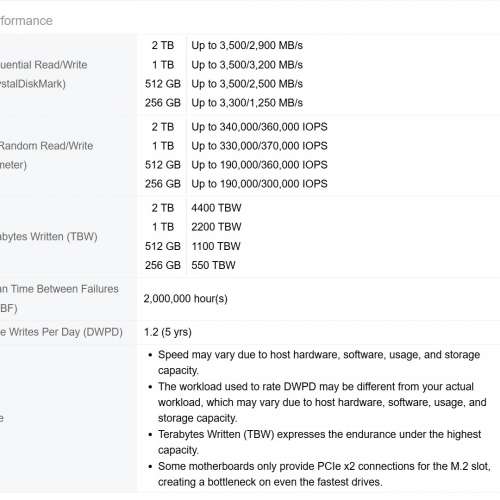 TRANSCEND M.2 NVMe 512GB SSD (TS512GMTW220S)