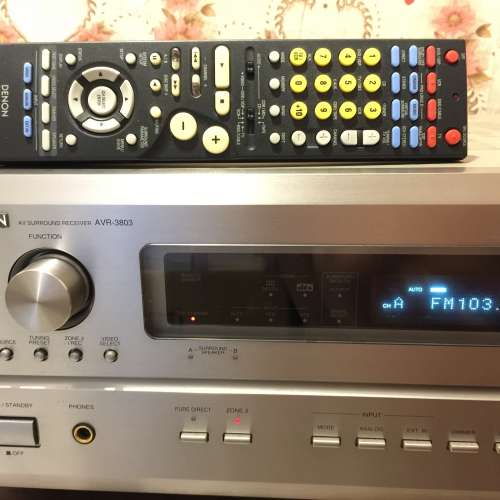 天龍 AVR－3803 高階擴音機 和 天龍代用搖控 ＜可議價＞