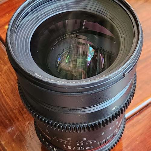 Samyang 35mm T1.5 AS UMC VDSLR 電影鏡頭 99% NEW 100%WORK CANON mount 行貨
