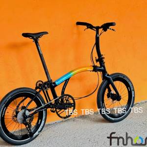 最新款 FNHON 風行 風布 GT20 桶軸碟剎 20吋鋁合金折叠車 (三折叠 小布 國布) 送前...