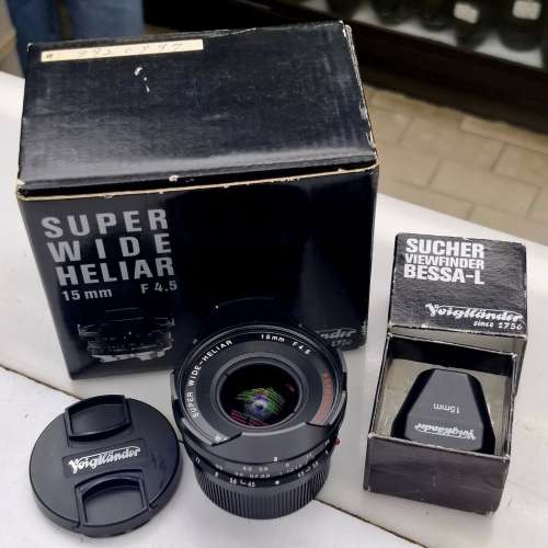 VOIGTLANDER SUPER WIDE-HELIAR 15MM F4.5 ASPHERICAL +VIEW FINDER LEICA M MOUNT