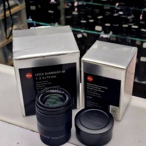 LEICA SUMMARIT-M 75MM F2.5 LIKE NEW