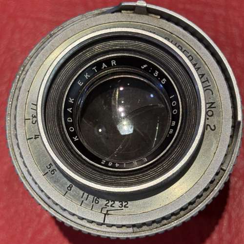 Kodak Ektar 100mm f3.5 Nikon F mount modified