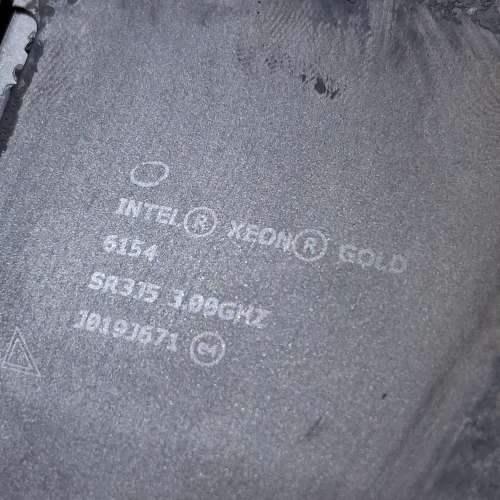 XEON GOLD 6154*2個36核心72線連散熱器兩個/SUPER X11DDW-NT server 底板/8GB*6