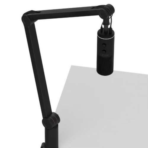 HyperX Quadcast S RGB USB電容式麥克風(黑色) + NZXT Boom Arm 低雜訊麥克風支架