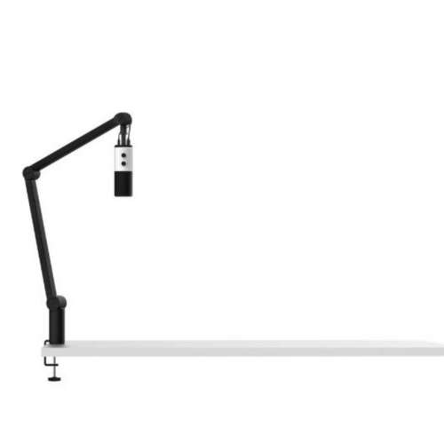 HyperX Quadcast S RGB USB電容式麥克風(黑色) + NZXT Boom Arm 低雜訊麥克風支架