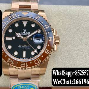 Rolex 勞力士 GMT m126715chnr-0001 沙士圈 40mm 玫瑰金