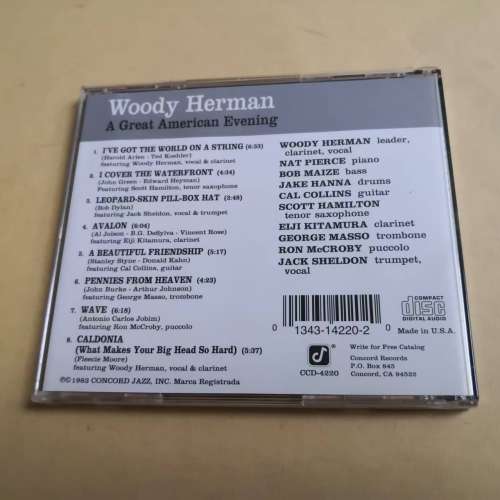 Woody Hermsn - A great americsn evening 美版